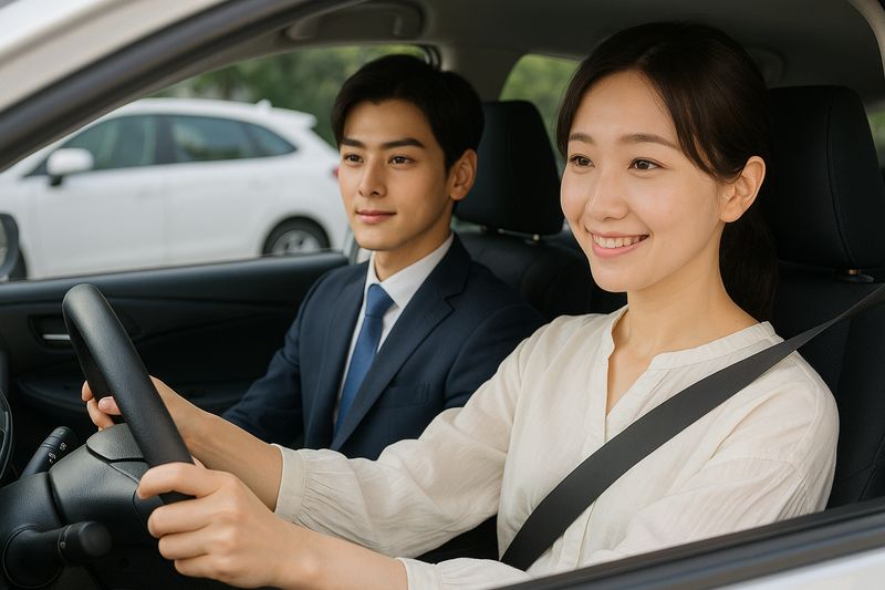 실제 도로 연수 현장